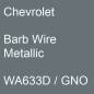 Preview: Chevrolet, Barb Wire Metallic, WA633D / GNO.